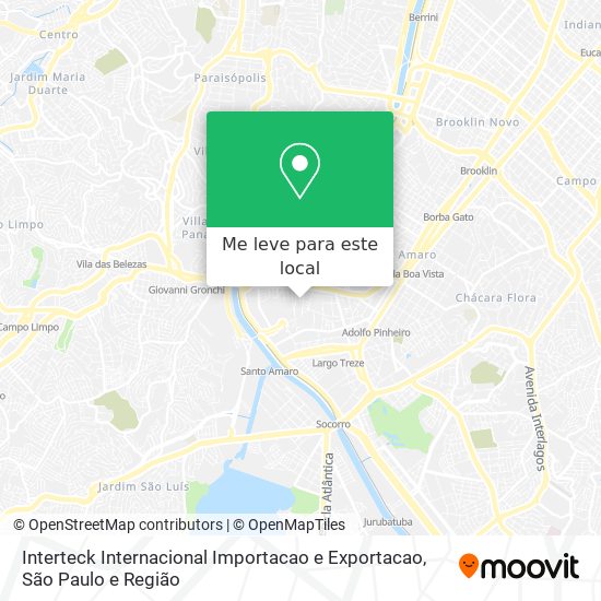 Interteck Internacional Importacao e Exportacao mapa