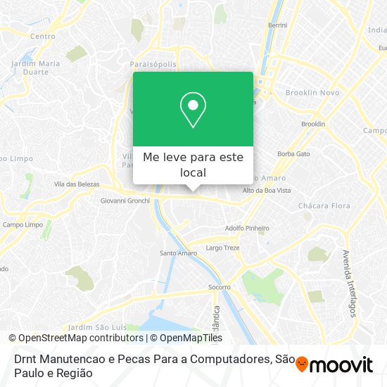 Drnt Manutencao e Pecas Para a Computadores mapa