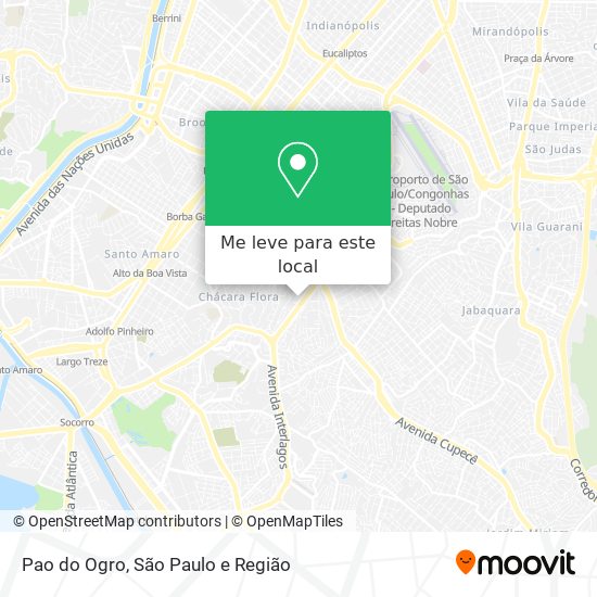 Pao do Ogro mapa