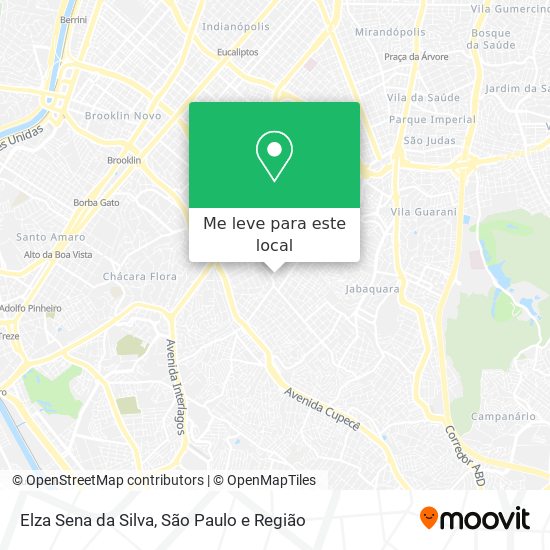 Elza Sena da Silva mapa
