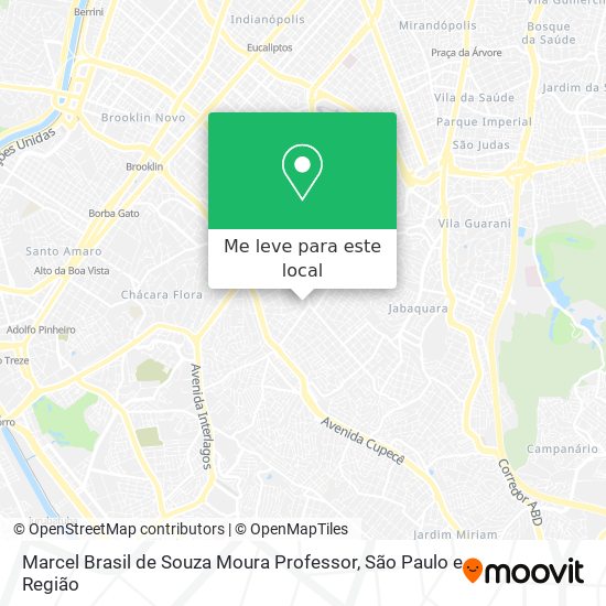 Marcel Brasil de Souza Moura Professor mapa