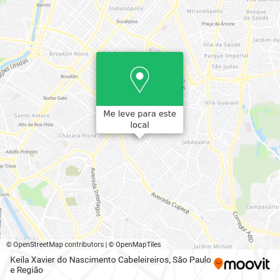 Keila Xavier do Nascimento Cabeleireiros mapa