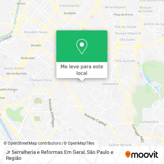 Jr Serralheria e Reformas Em Geral mapa