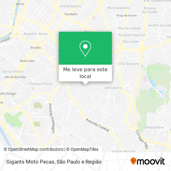 Gigants Moto Pecas mapa