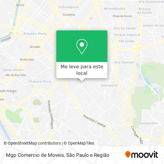 Mgp Comercio de Moveis mapa