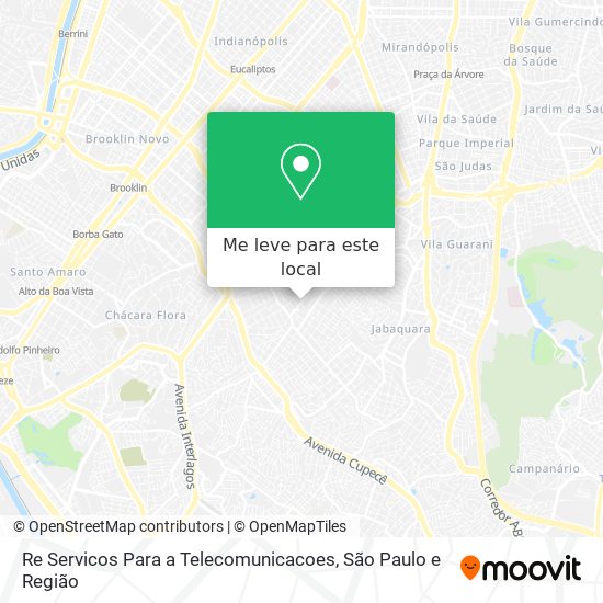 Re Servicos Para a Telecomunicacoes mapa