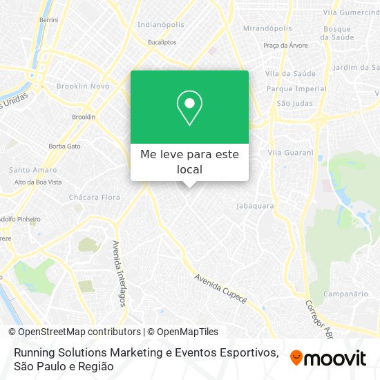 Running Solutions Marketing e Eventos Esportivos mapa