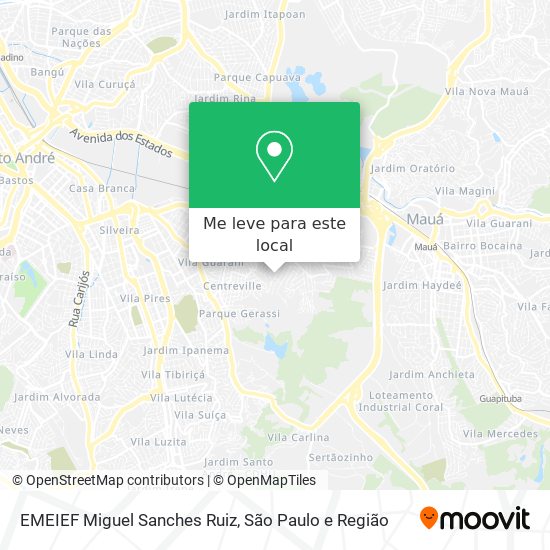 EMEIEF Miguel Sanches Ruiz mapa