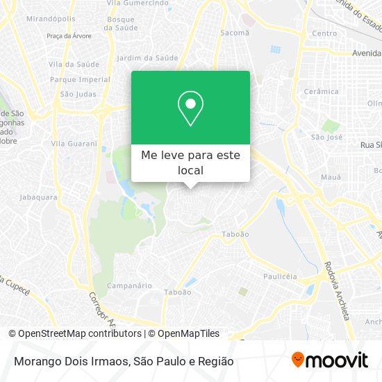 Morango Dois Irmaos mapa