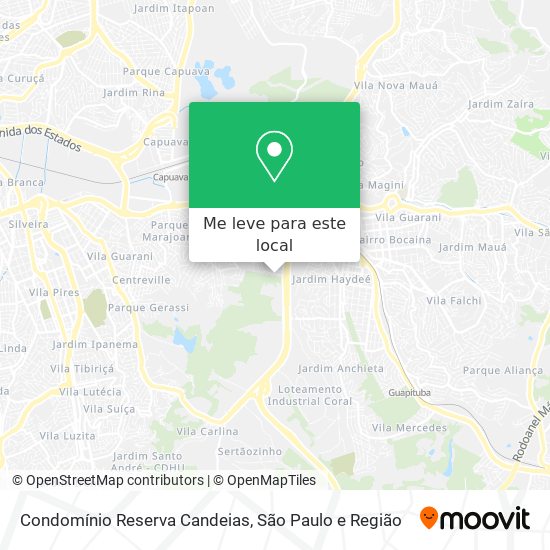 Condomínio Reserva Candeias mapa