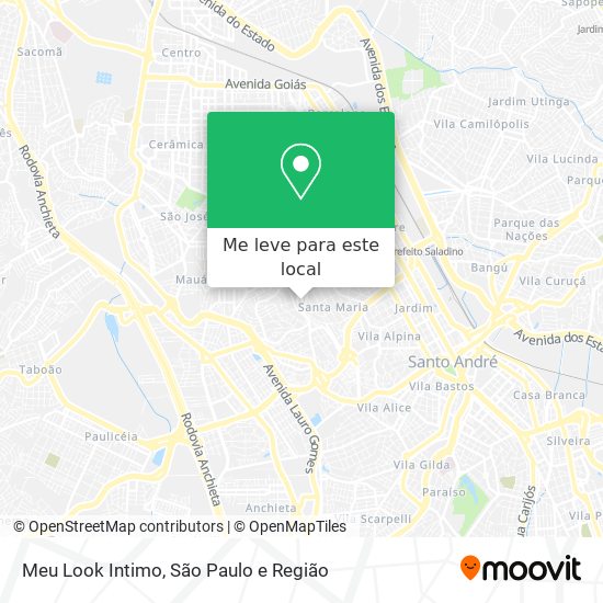 Meu Look Intimo mapa