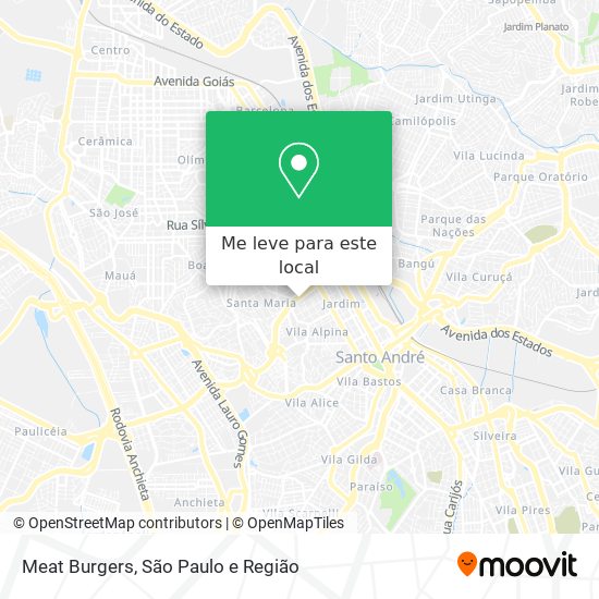 Meat Burgers mapa