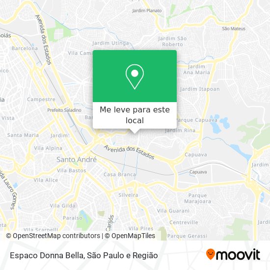 Espaco Donna Bella mapa