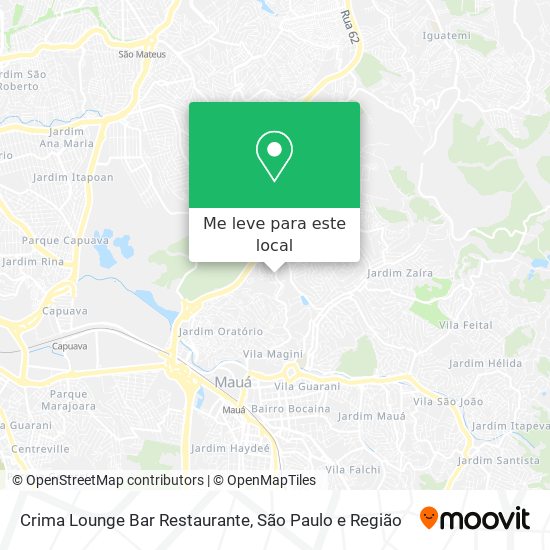 Crima Lounge Bar Restaurante mapa