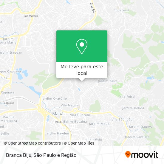 Branca Biju mapa