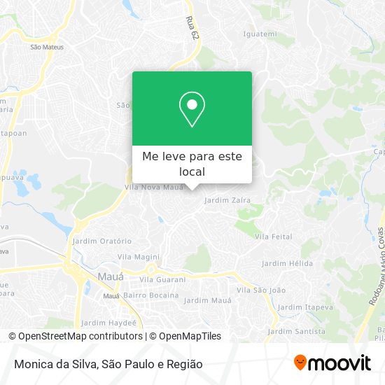 Monica da Silva mapa