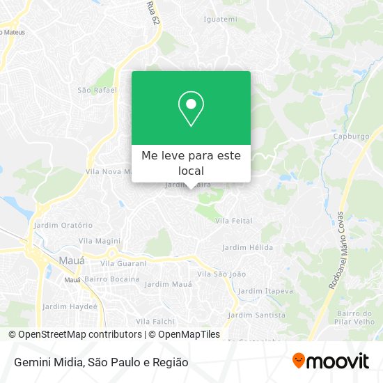 Gemini Midia mapa