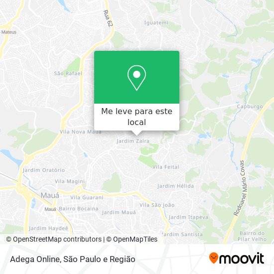 Adega Online mapa