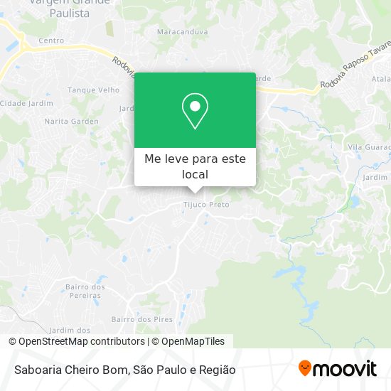 Saboaria Cheiro Bom mapa