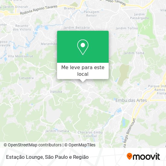 Estação Lounge mapa