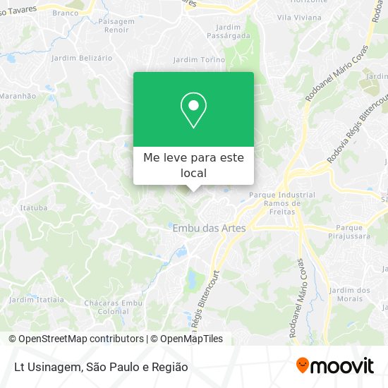 Lt Usinagem mapa
