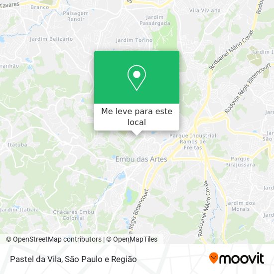 Pastel da Vila mapa