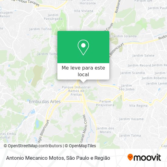 Antonio Mecanico Motos mapa