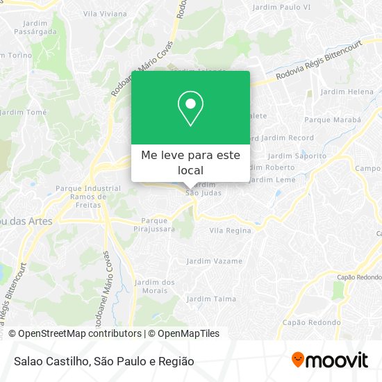 Salao Castilho mapa