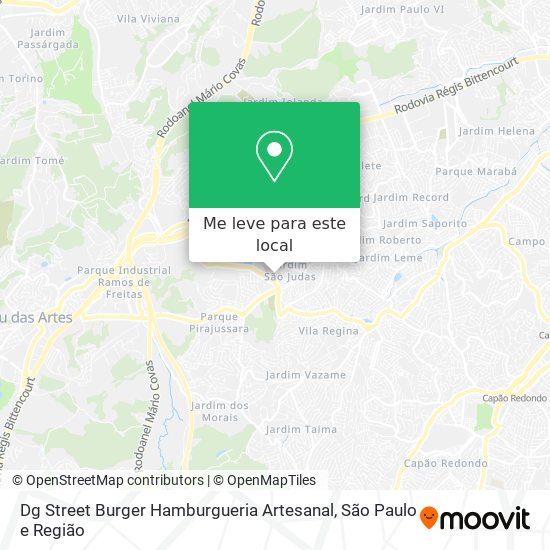 Dg Street Burger Hamburgueria Artesanal mapa