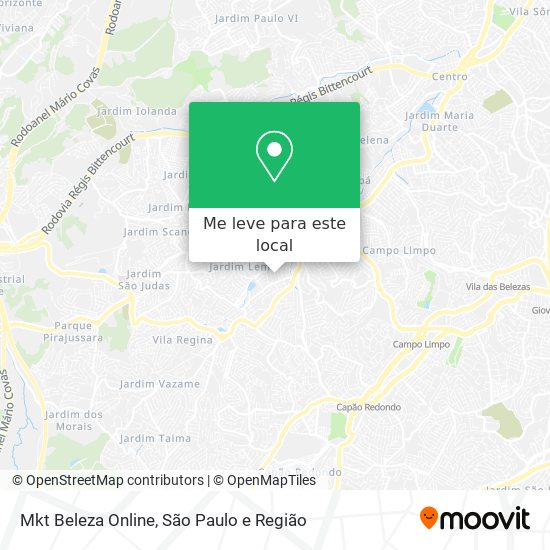 Mkt Beleza Online mapa