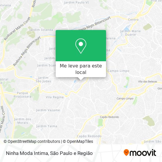 Ninha Moda Intima mapa