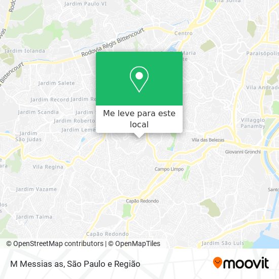 M Messias as mapa
