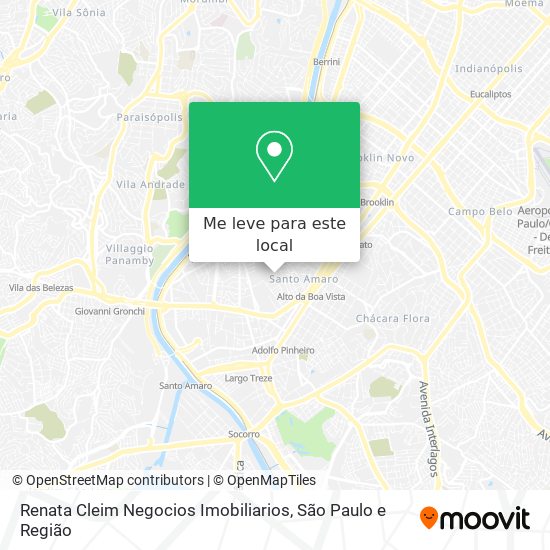 Renata Cleim Negocios Imobiliarios mapa