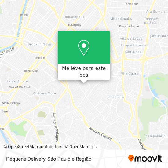 Pequena Delivery mapa