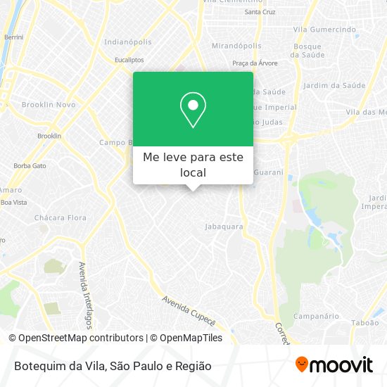 Botequim da Vila mapa