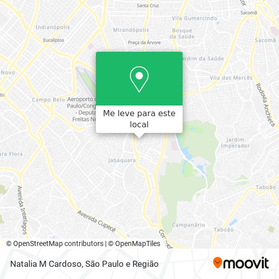 Natalia M Cardoso mapa