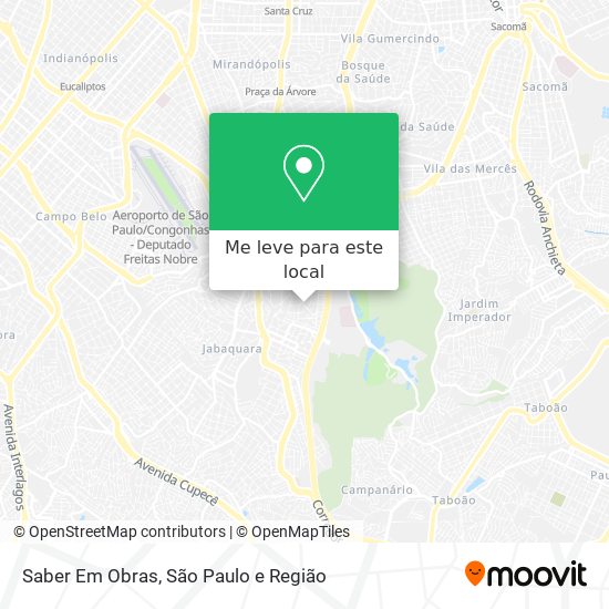 Saber Em Obras mapa