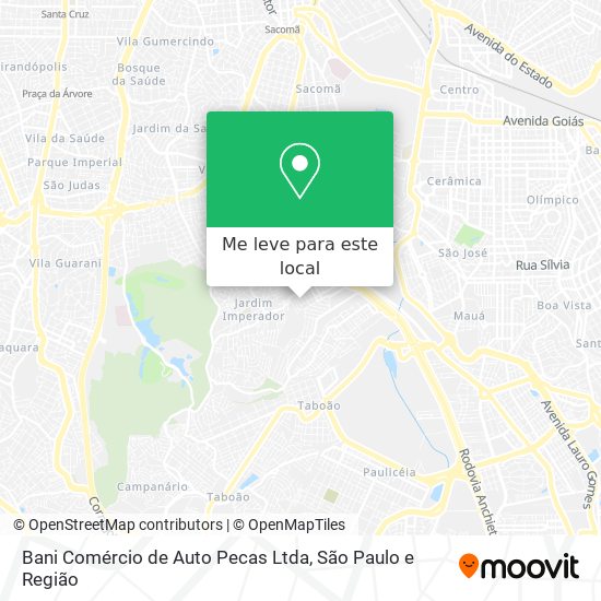 Bani Comércio de Auto Pecas Ltda mapa