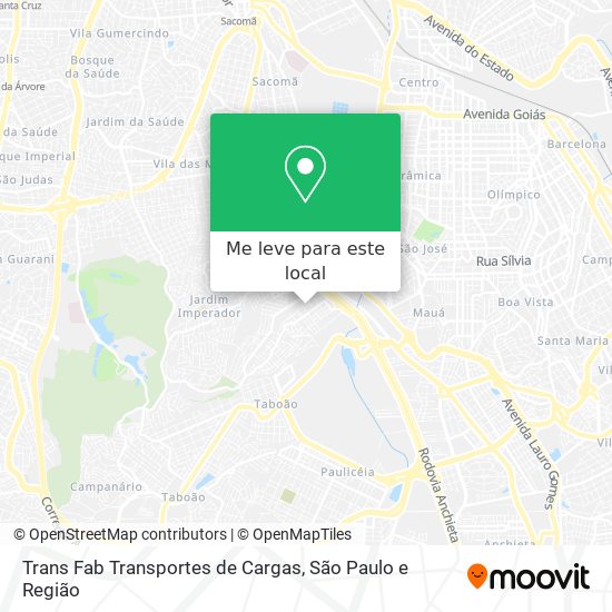 Trans Fab Transportes de Cargas mapa