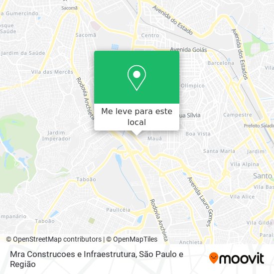 Mra Construcoes e Infraestrutura mapa