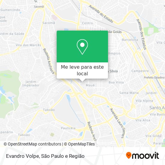 Evandro Volpe mapa