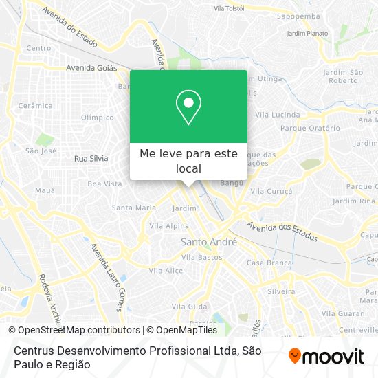 Centrus Desenvolvimento Profissional Ltda mapa