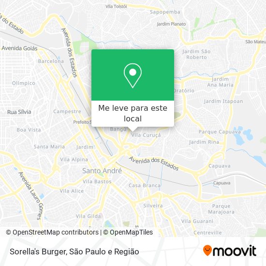 Sorella's Burger mapa