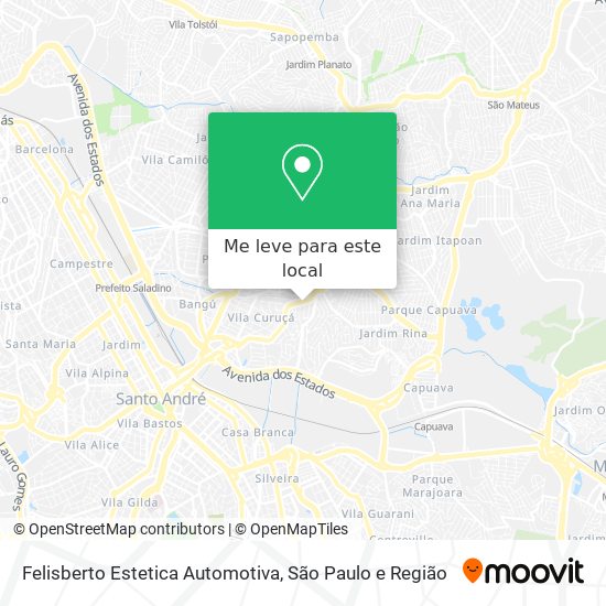 Felisberto Estetica Automotiva mapa