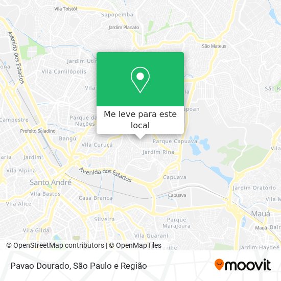 Pavao Dourado mapa