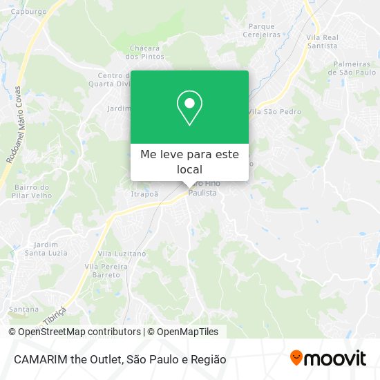 CAMARIM the Outlet mapa