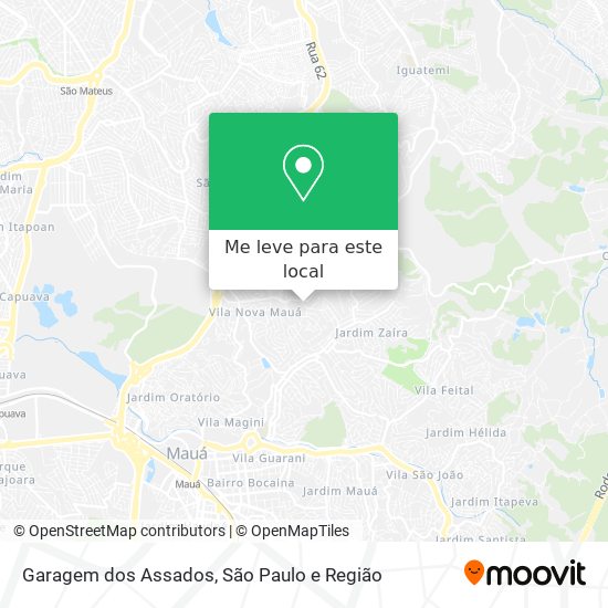Garagem dos Assados mapa