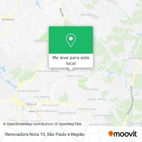 Renovadora Nota 10 mapa