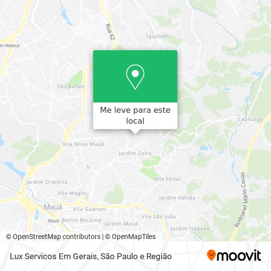 Lux Servicos Em Gerais mapa