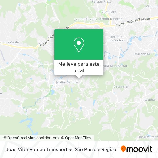 Joao Vitor Romao Transportes mapa